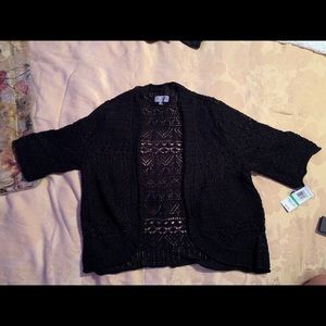 black brand new cardigan